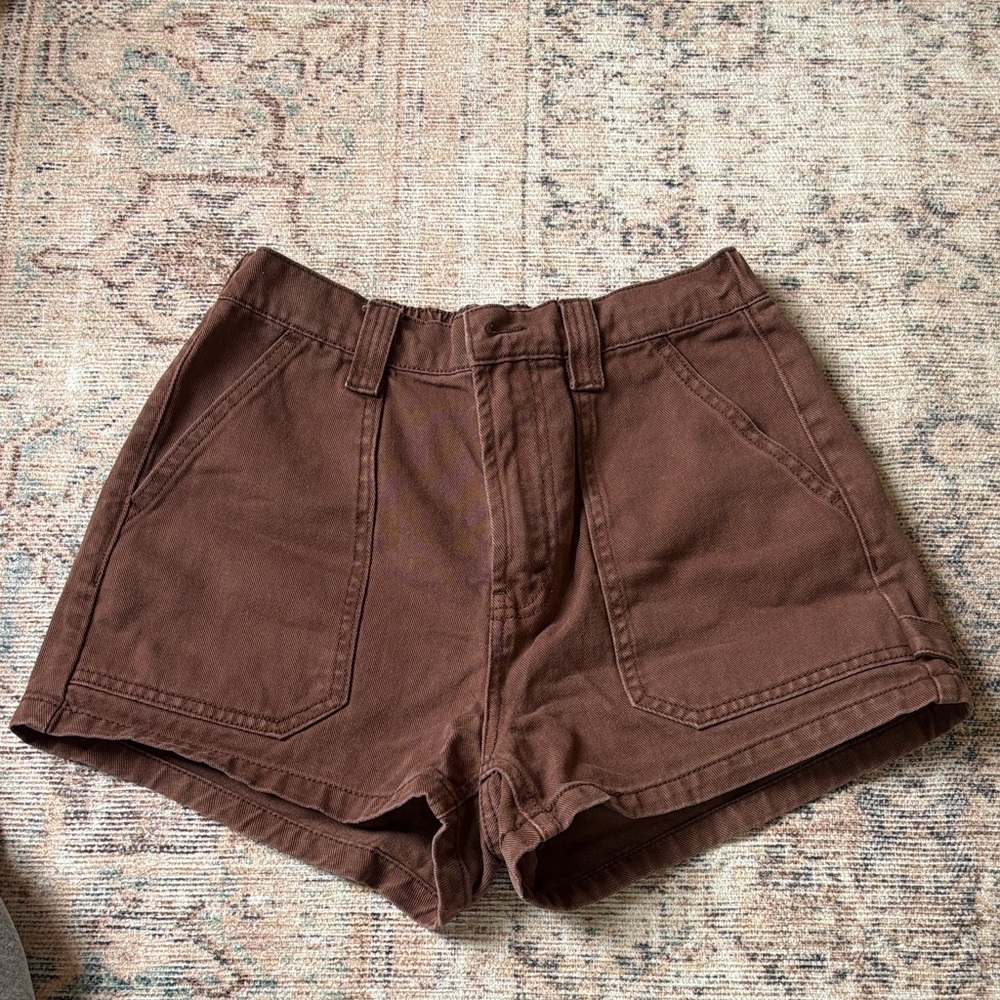 Brown Women's Cargo Shorts